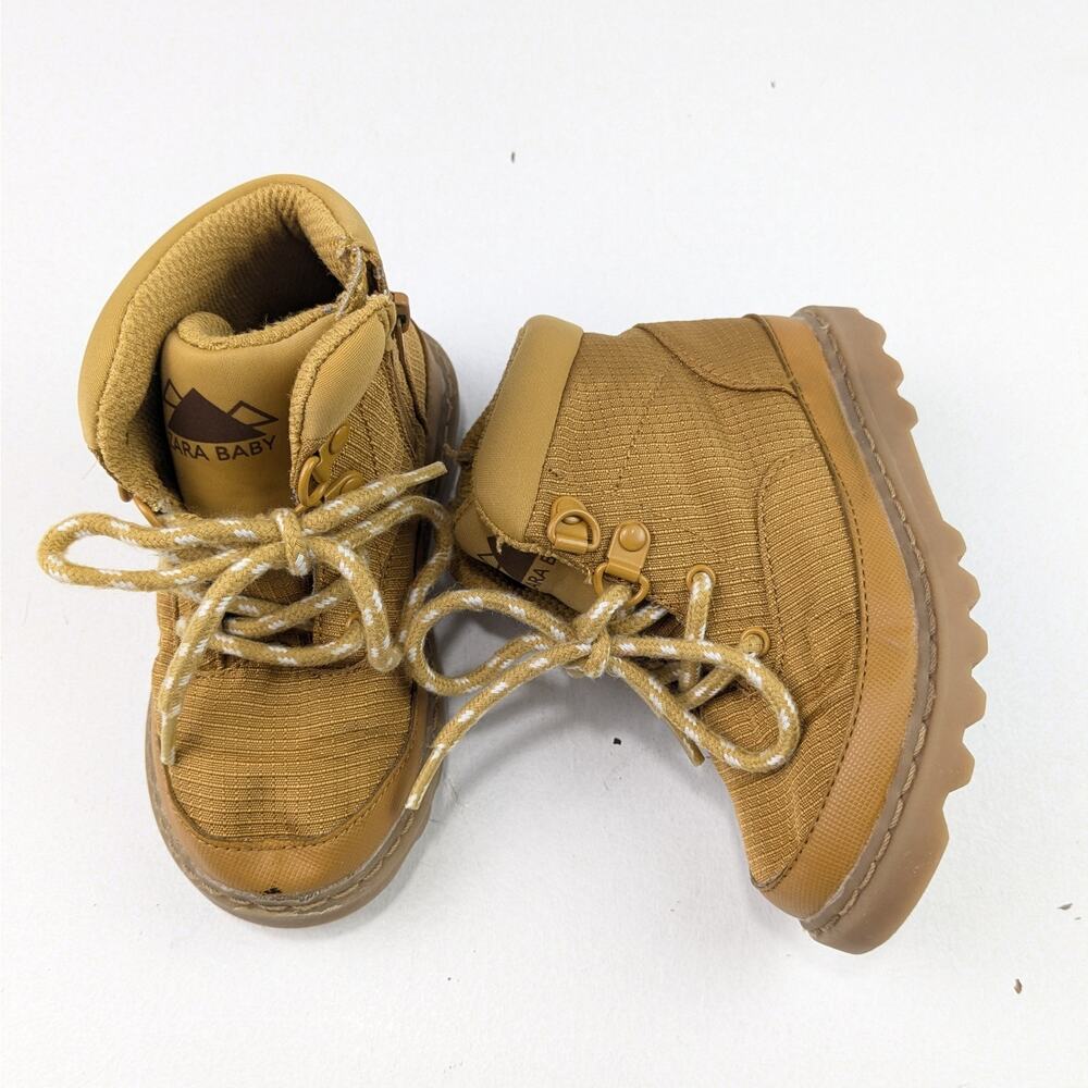 Zara Baby Mustard Zip Up Boots